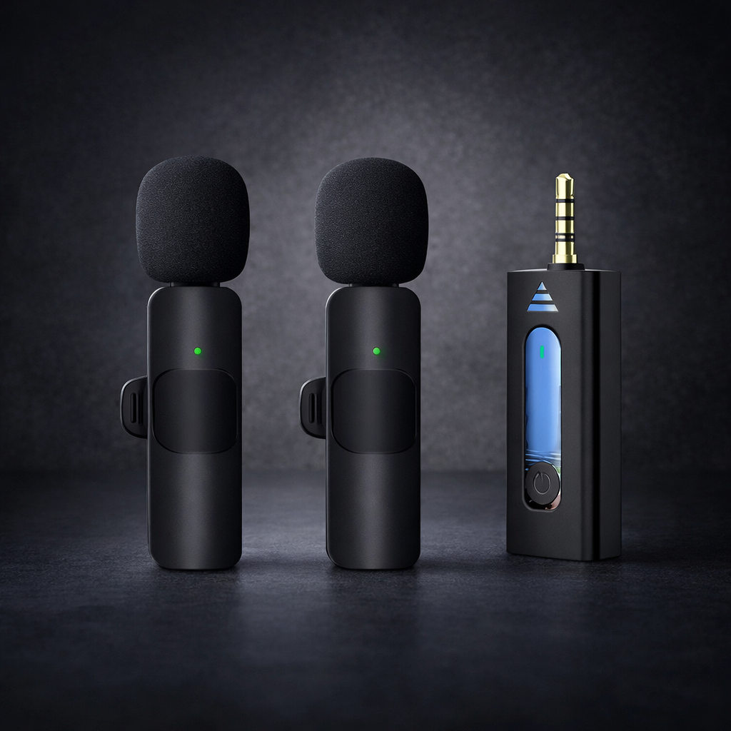 K35 High-Quality Wireless Dual Microphone